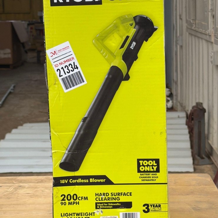 RYOBI 18 V CORDLESS BLOWER
