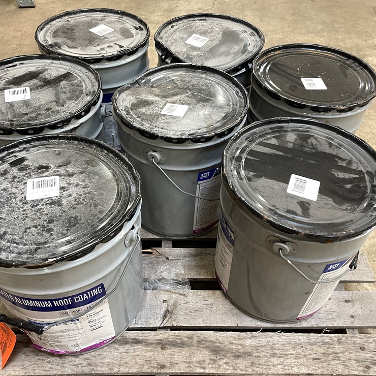 #2527 • (7) Buckets of Roof Coating (Columbia Heights, MN)