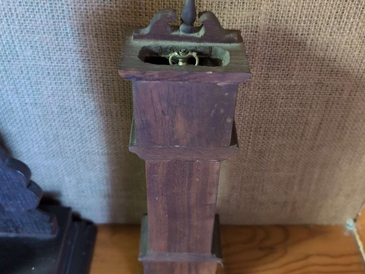 two-clocks-including-welch-mantle-clock-and-miniature-grandfather-clock-image-9