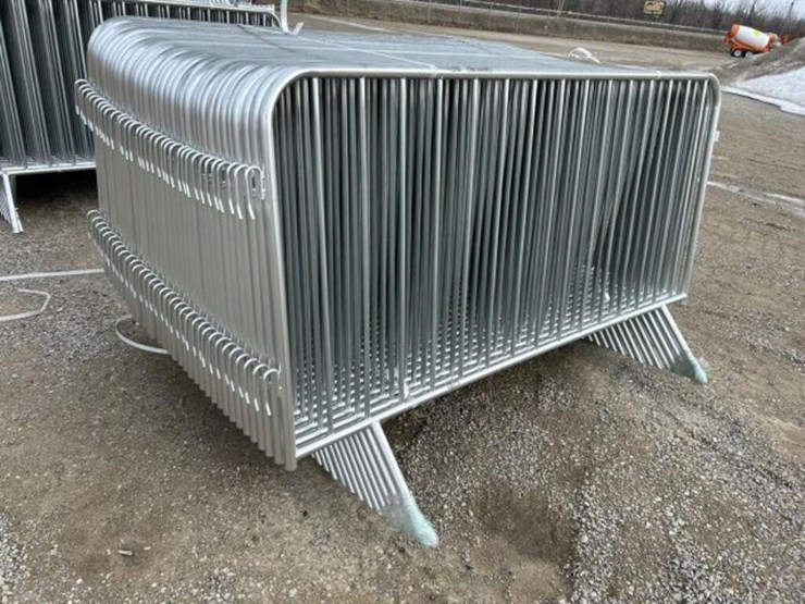 unused-qty-of-(80)-galvanized-site-fence-image-9