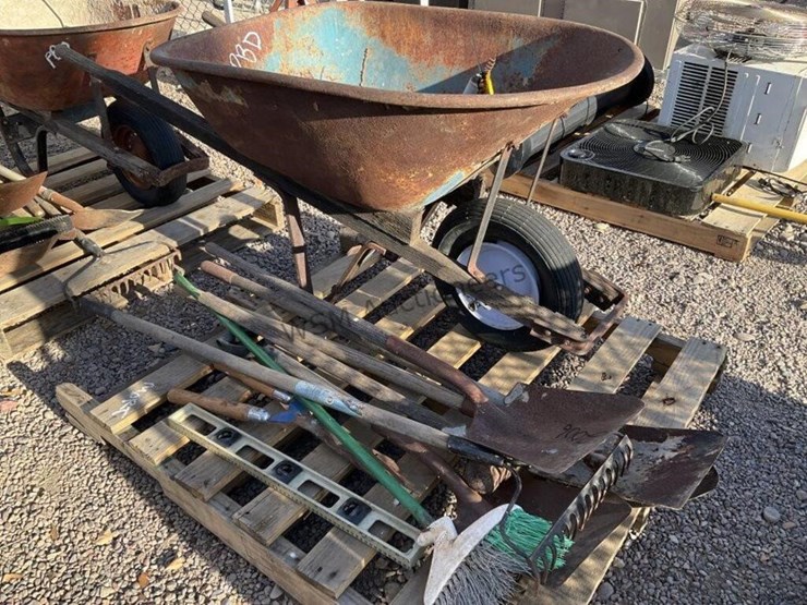 wheel-barrow-w/-asst-hand-tools-image-2