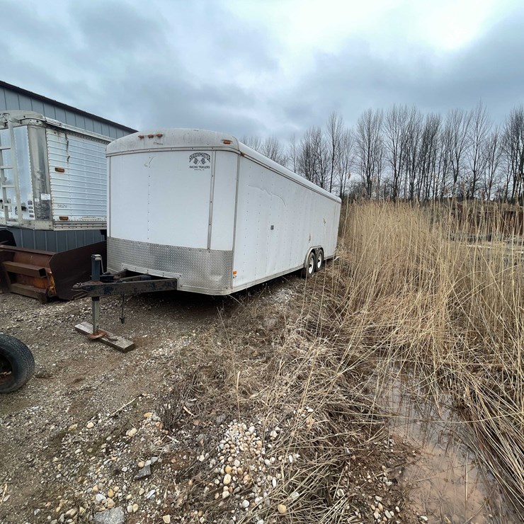 #298 • 20' Enclosed Trailer (No Title) (Denmark, WI)
