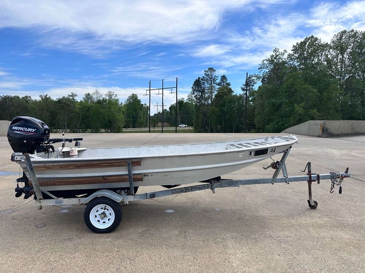 hanko-aluminum-14'-jon-boat-w/2022-mercury-25hp-4-stroke-outboard-motor-&-trailer-image-10