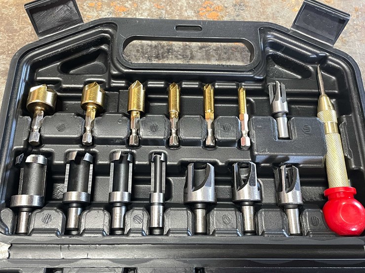 #2462-•-new-25-pieces-woodworking-countersink-and-hole-kit-(cw)-image-2
