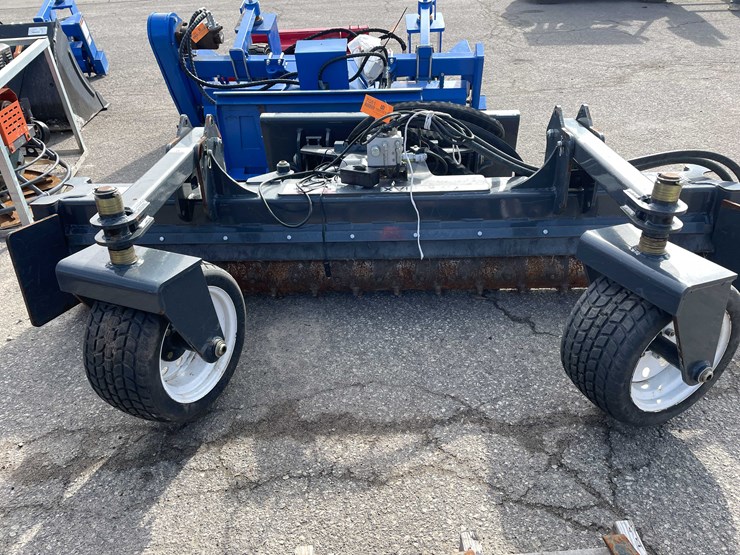 #7081-•-virnig-90"-power-harley-rake-for-skid-loader-(o9)-image-1