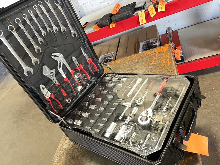 #2453-•-new-899-pieces-professional-tool-set-in-metal-rolling-tool-case-(cw)-image-1