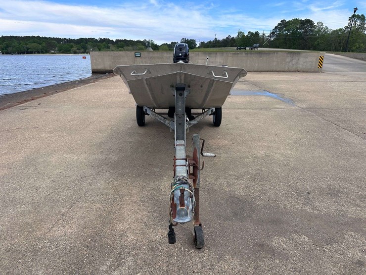 hanko-aluminum-14'-jon-boat-w/2022-mercury-25hp-4-stroke-outboard-motor-&-trailer-image-14