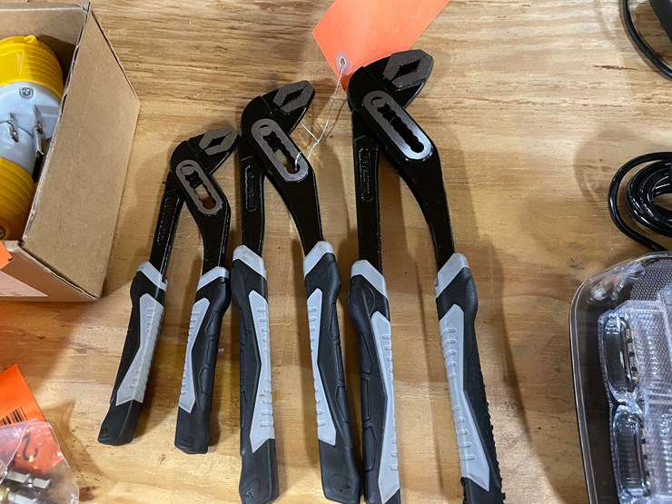 #2447-•-lot-of-3-knipex-style-adjustable-pliers-(pr13)-image-1