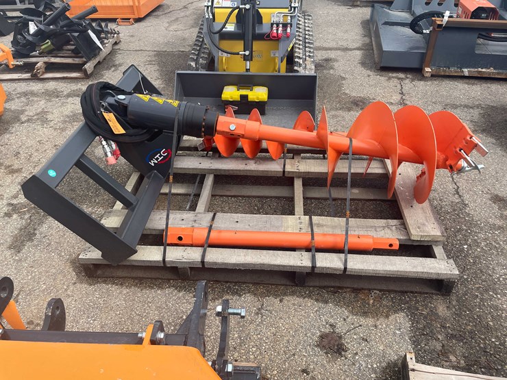 #7030-•-unused-wig-skid-steer-post-hole-auger-(o11)-image-3