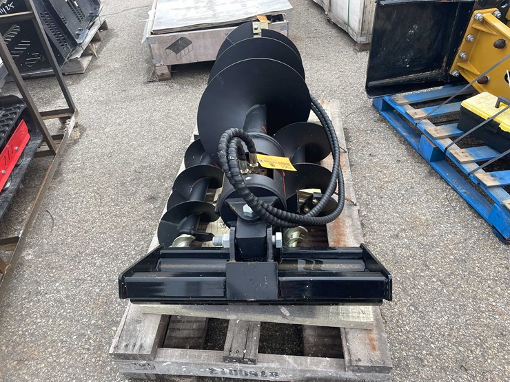 #7051-•-unused-starvox-mini-skid-steer-post-hole-auger-(o10)-image-1