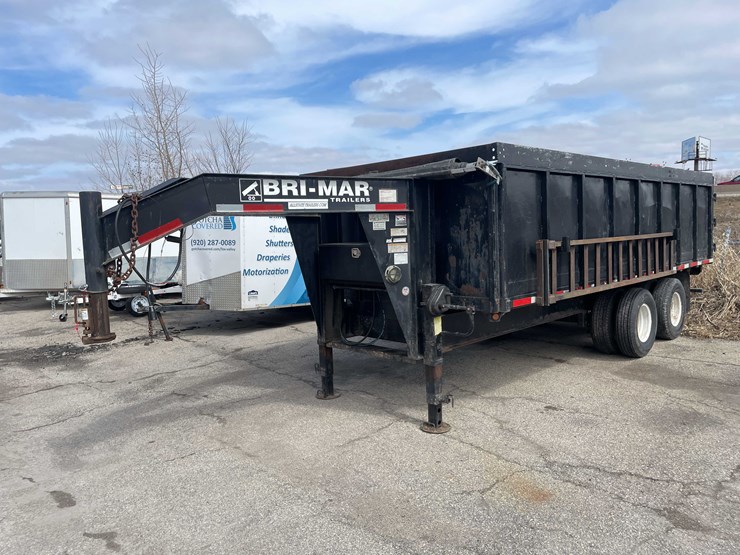#1458-•-2006-bri-mar-gooseneck-dump-trailer-(has-wi-title)-(of)-image-1