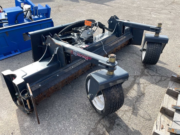 #7081-•-virnig-90"-power-harley-rake-for-skid-loader-(o9)-image-2