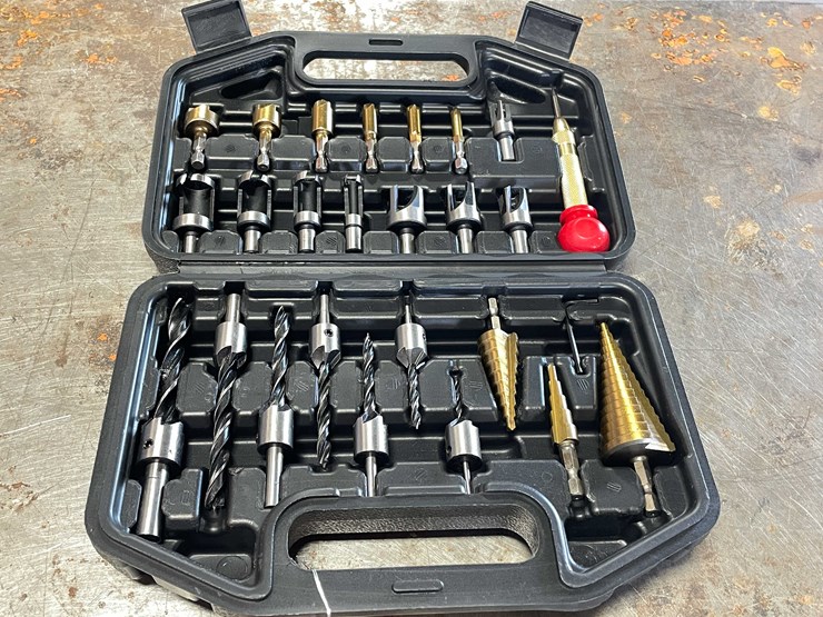 #2462-•-new-25-pieces-woodworking-countersink-and-hole-kit-(cw)-image-1