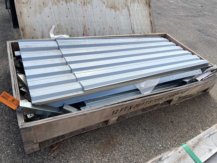 #7055-•-unused-gp1220-steel-carport-(o9)-image-1