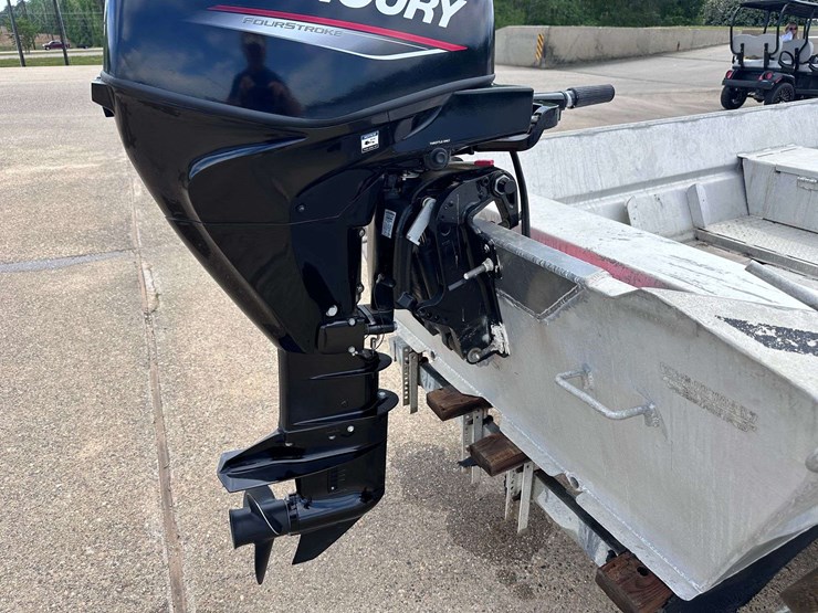 hanko-aluminum-14'-jon-boat-w/2022-mercury-25hp-4-stroke-outboard-motor-&-trailer-image-37