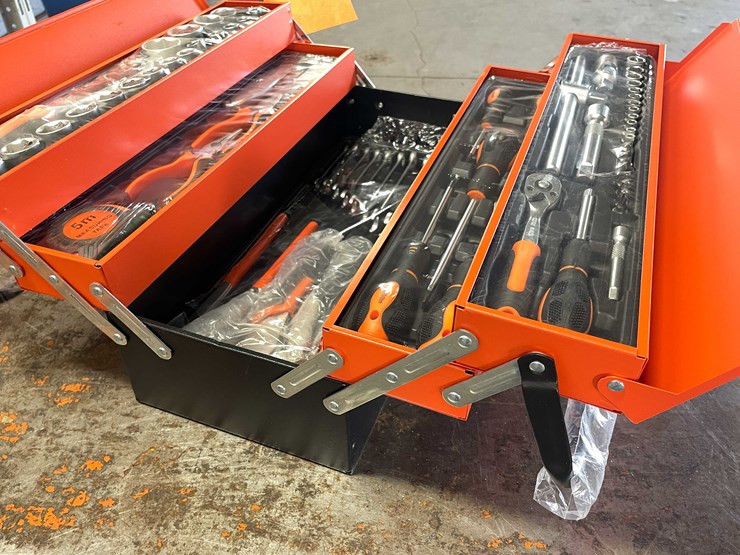 #2452-•-new-85-pieces-all-purpose-tools-set-with-in-metal-tool-box-(cw)-image-2