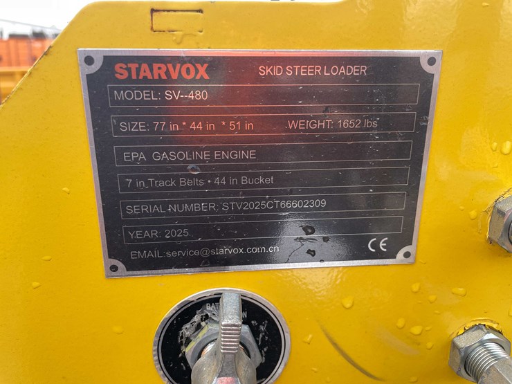 #7033-•-unused-2025-starvox-480-mini-skid-steer-(o11)-image-6