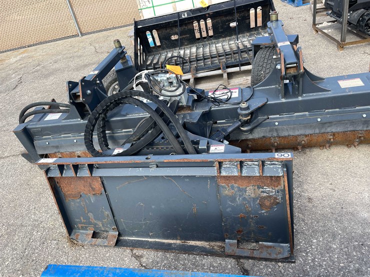 #7081-•-virnig-90"-power-harley-rake-for-skid-loader-(o9)-image-5