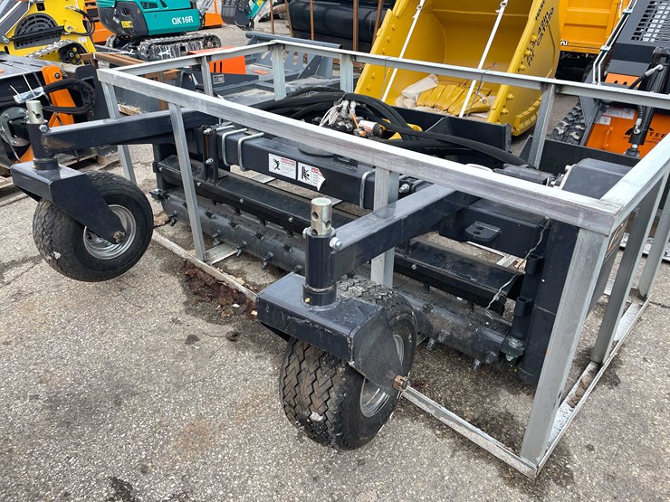 #7040-•-unused-arteer-72"-skid-steer-landscape-harley-rake-(o10)-image-6