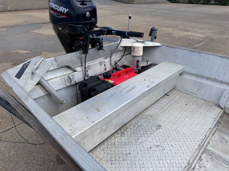 hanko-aluminum-14'-jon-boat-w/2022-mercury-25hp-4-stroke-outboard-motor-&-trailer-image-26