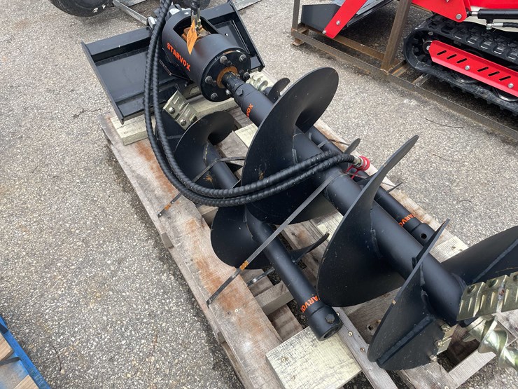 #7051-•-unused-starvox-mini-skid-steer-post-hole-auger-(o10)-image-14