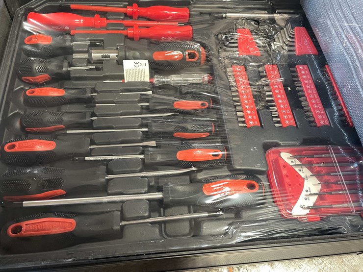 #2453-•-new-899-pieces-professional-tool-set-in-metal-rolling-tool-case-(cw)-image-4