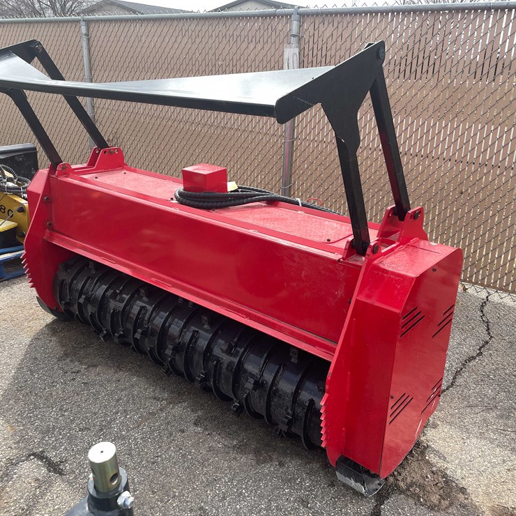 #7043 • Unused Future 72" Skid Steer Forestry Drum Mulcher Mower (O10)