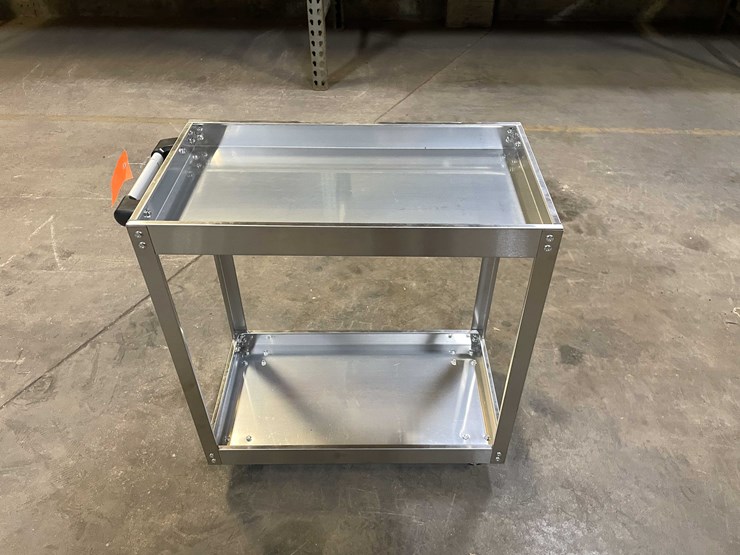 #2449-•-stainless-steel-cart-on-wheels-(pr13)-image-2
