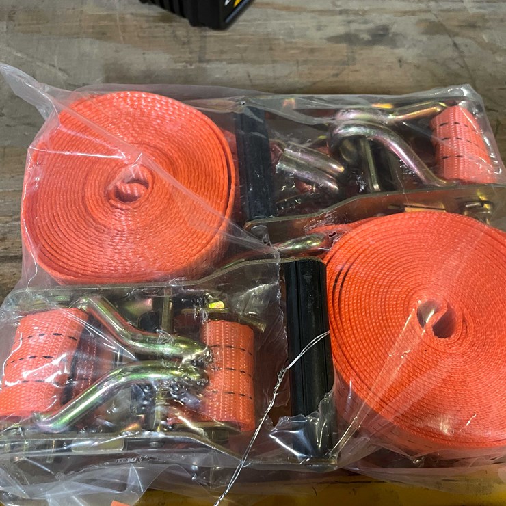 #2429 • (2) Ratchet Straps, 1.5" Wide x 15' Long (PR12)