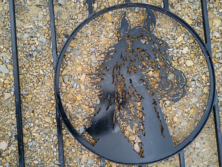 #21599-•-4ft-iron-gate-(horse)-image-6