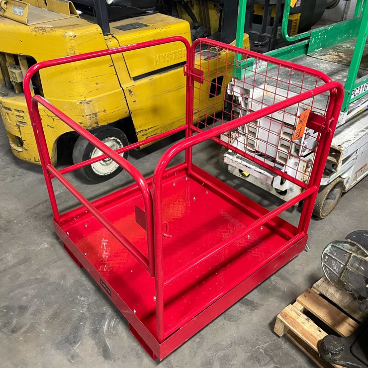#2428 • Forklift Platform Basket With Fork Pockets (WallE)