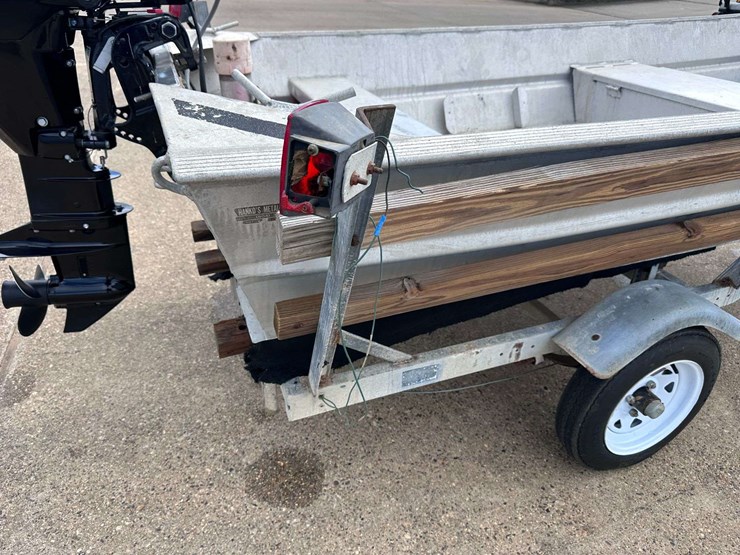 hanko-aluminum-14'-jon-boat-w/2022-mercury-25hp-4-stroke-outboard-motor-&-trailer-image-33