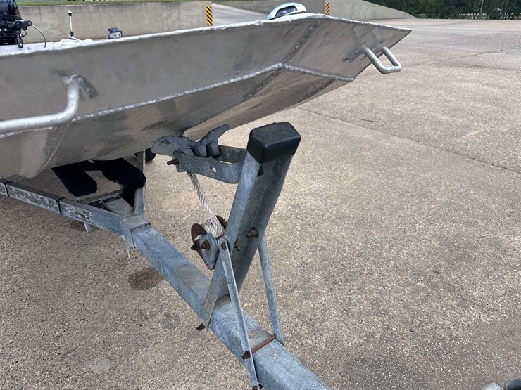 hanko-aluminum-14'-jon-boat-w/2022-mercury-25hp-4-stroke-outboard-motor-&-trailer-image-17