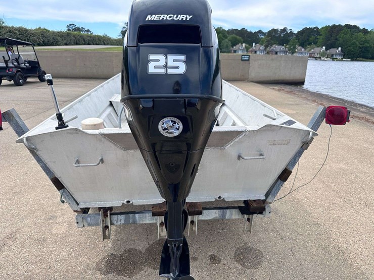 hanko-aluminum-14'-jon-boat-w/2022-mercury-25hp-4-stroke-outboard-motor-&-trailer-image-43