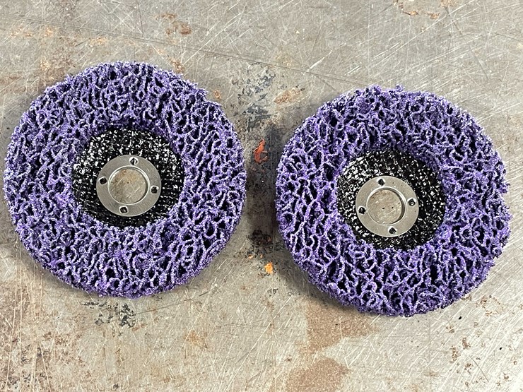 #2478-•-2-new-purple-strip-discs-for-angle-grinder-(cw)-image-2