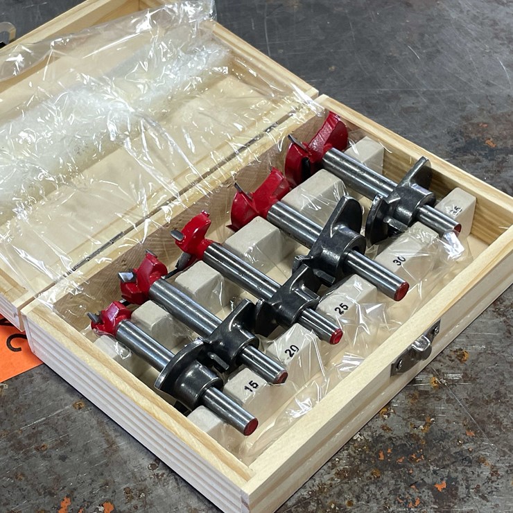 #2472 • New 5 Pieces Hinge Hole Bit Set (CW)