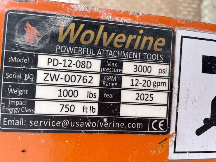 #7031-•-unused-wolverine-pd1-12-03d-skid-steer-hydraulic-post-pounder-(o11)-image-12
