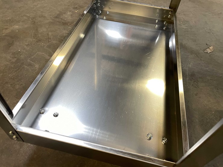 #2449-•-stainless-steel-cart-on-wheels-(pr13)-image-5