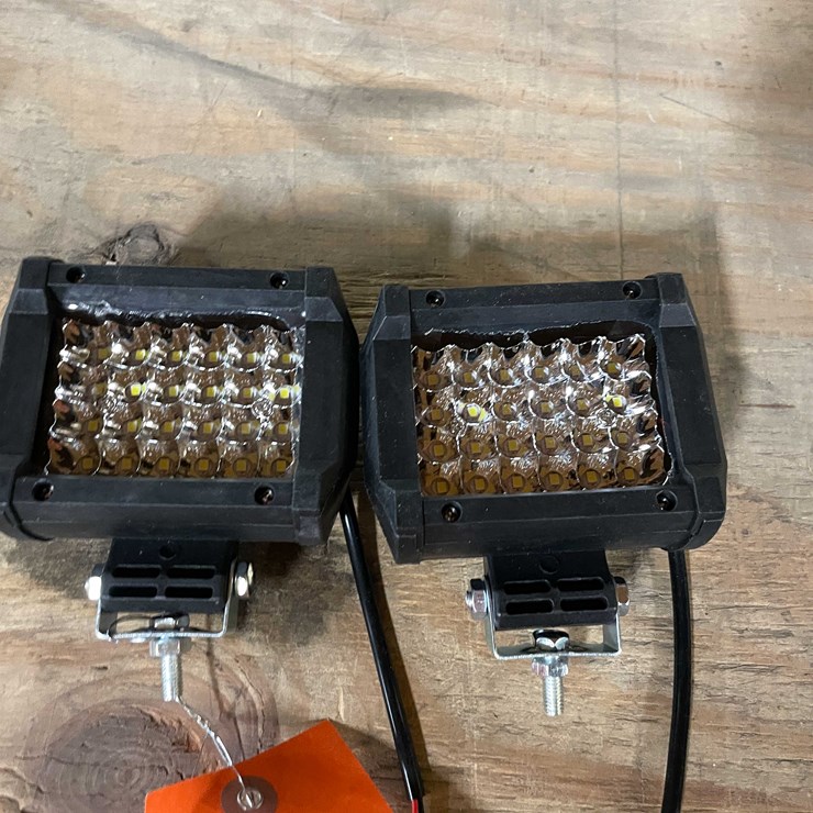 #2426 • (2) LED Work Lights, 4" Long, 12/24vdc (PR12)