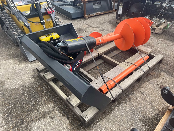 #7030-•-unused-wig-skid-steer-post-hole-auger-(o11)-image-4