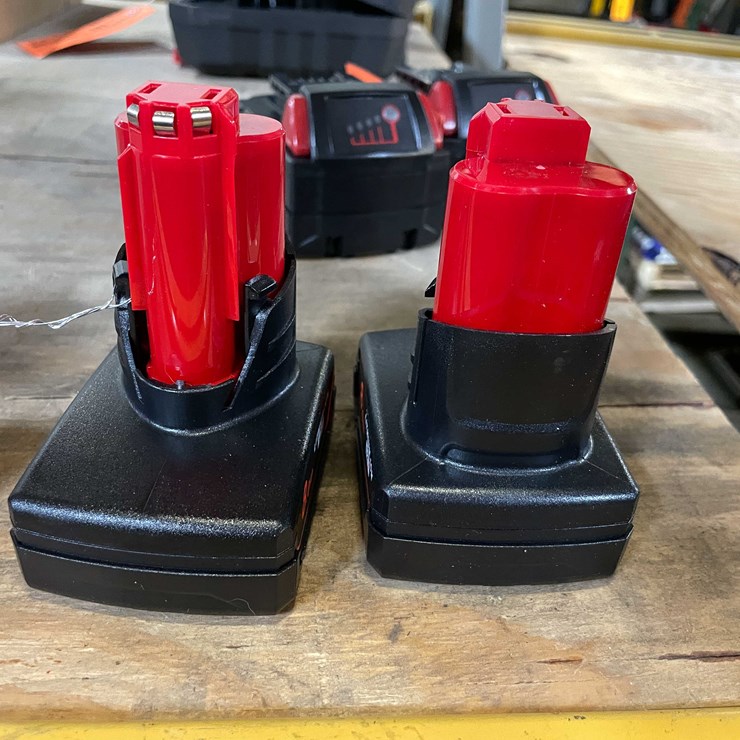 #2436 • (2) Milwaukee Compatible 12 Volt 8.0ah Batteries (PR12)