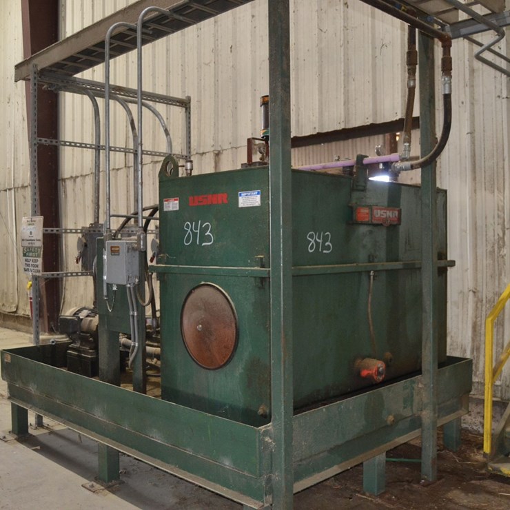 2015 USNR HYDRUALIC POWER PACK SYSTEM W/20HP MOTOR & 5HP MOTOR FOR SORTER
