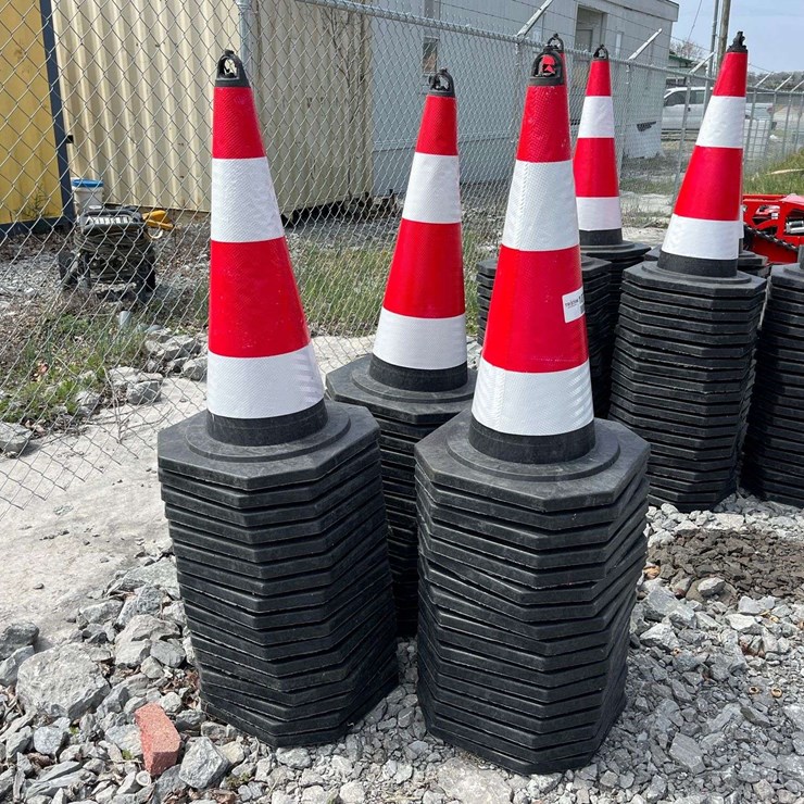 Lot of 50 Unused 2026 CE IRSTC SAFETY TRAFFIC CONES