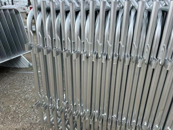 unused-qty-of-(80)-galvanized-site-fence-image-5