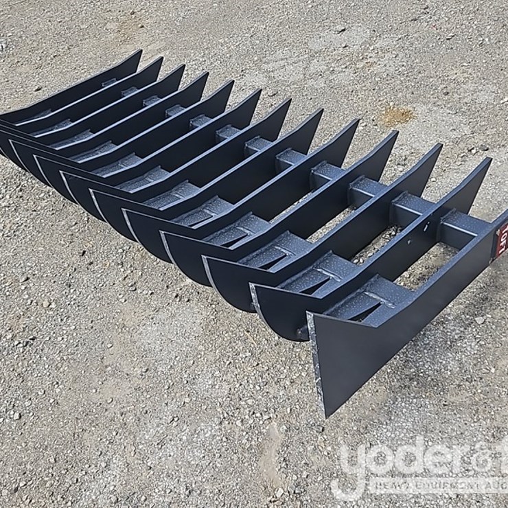 Unused 2025 Toft Rake to suit Skidsteer Loader (Declaration Of Conformity Available)