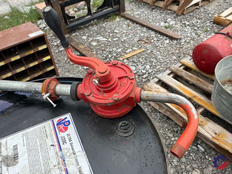 55-gal.-drum-w/-wheel-cart-&-2-hand-pumps-image-6