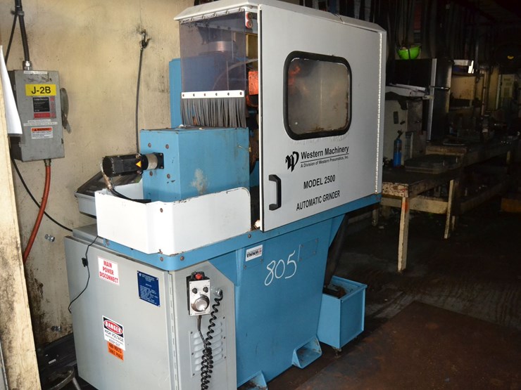 western-machinery-model-2500-automatic-side-head-grinder-w/-controls-image-2
