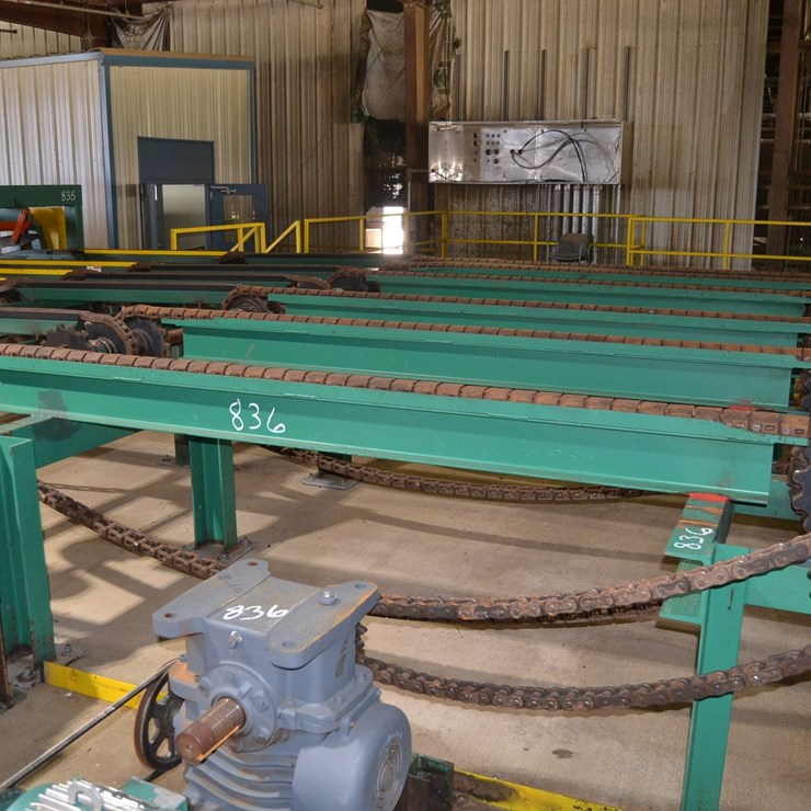 2014 USNR 10' 6 STRAND TRANSFER DECK W/ROOFTOP CHAIN NO IDLER SHAFT W/6' 6 STRAND TRANSFER W/ 81X CHAIN W/ 6' 6 STRAND TRANSFER W/ NO DRIVE SPOCKET SHAFT W/ (2) DRIVES