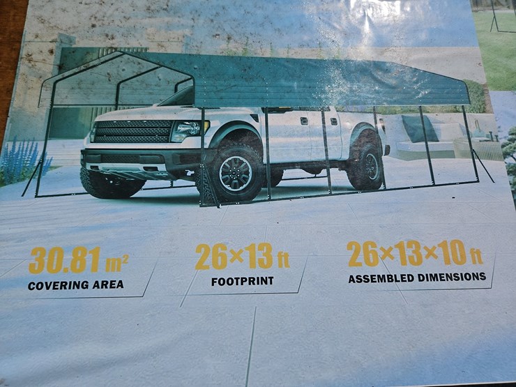 landhonor-26'-x-13'-x-10'-metal-carport-image-1