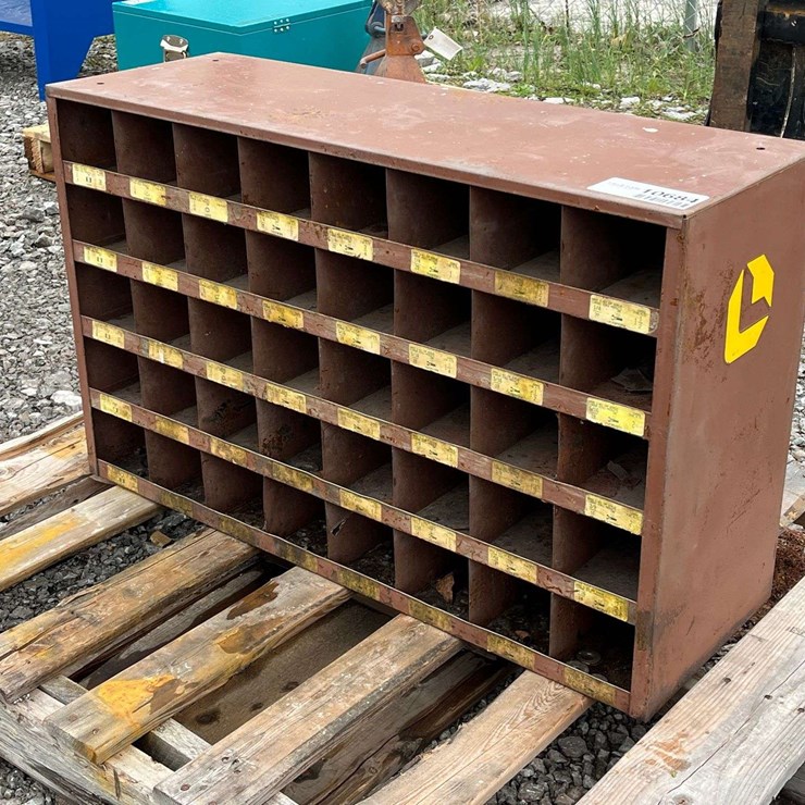 Steel Nuts & Bolts Organizer Shelf